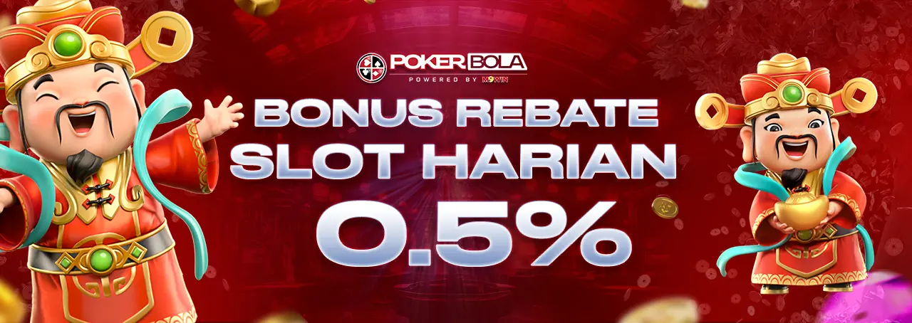 bonus rebate slot 0,5%